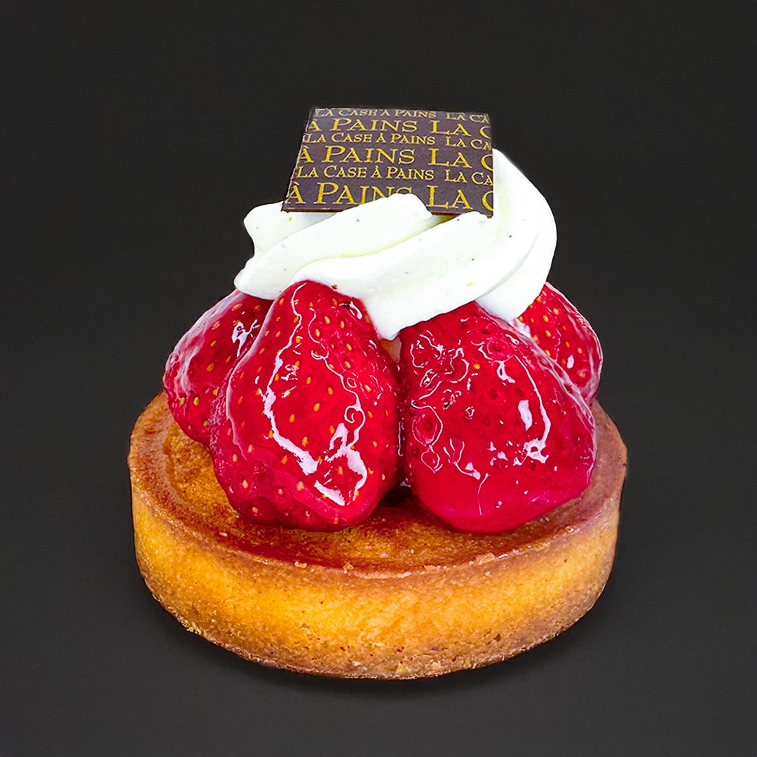 Tarte aux fraises fraîches