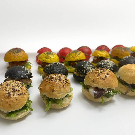 Plateau de mini-burgers