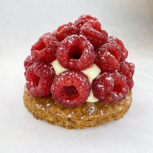 Tartelette aux framboises